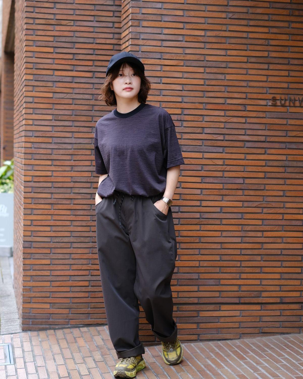 ANCBRACE / Comfort Merino Border Tee｜アンクブレイスの通販 - BLACK