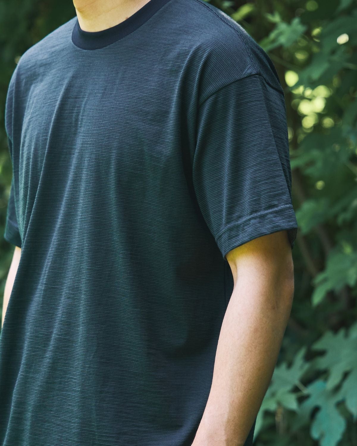 ANCBRACE / Comfort Merino Border Tee｜アンクブレイスの通販 - BLACK