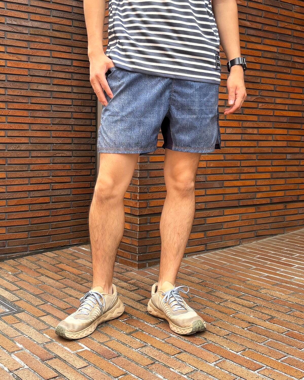 MOUNTAIN MARTIAL ARTS / Denim Run Shorts Standard｜マウンテン