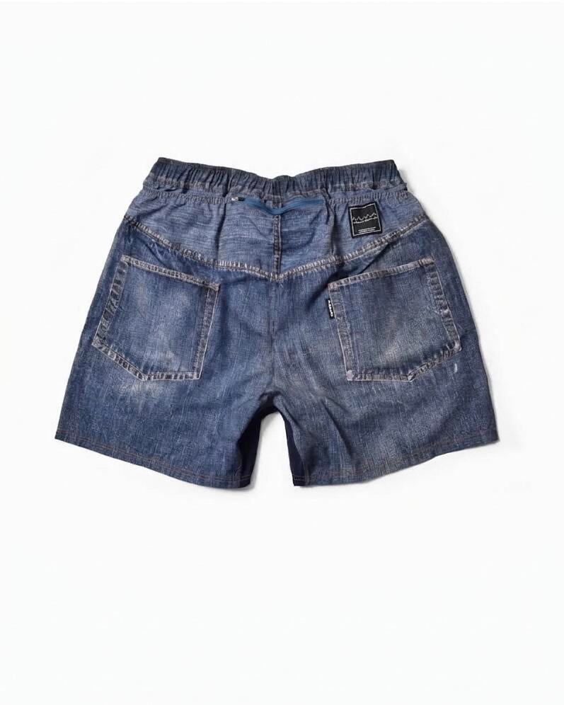 MOUNTAIN MARTIAL ARTS / Denim Run Shorts Standard｜マウンテン