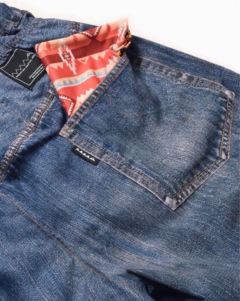 MOUNTAIN MARTIAL ARTS / Denim Run Shorts Standard｜マウンテン